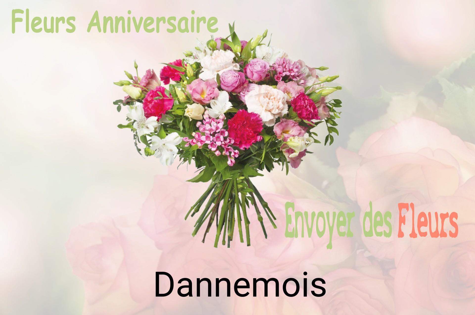 Bouquet de fleurs d’anniversaire livré à Dannemois