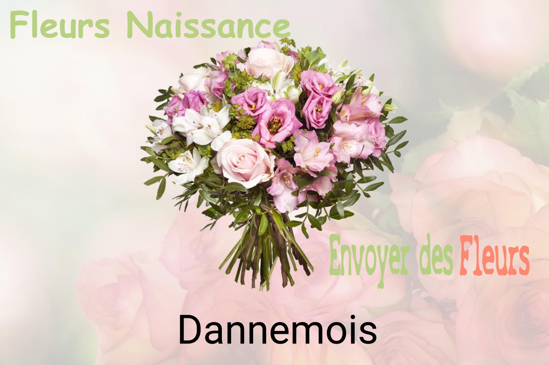 Bouquet de fleurs de naissance livré à Dannemois